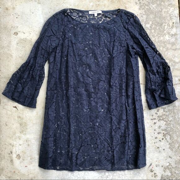 Elizabeth and James dress Glorietta lace shift M - Picture 4 of 6